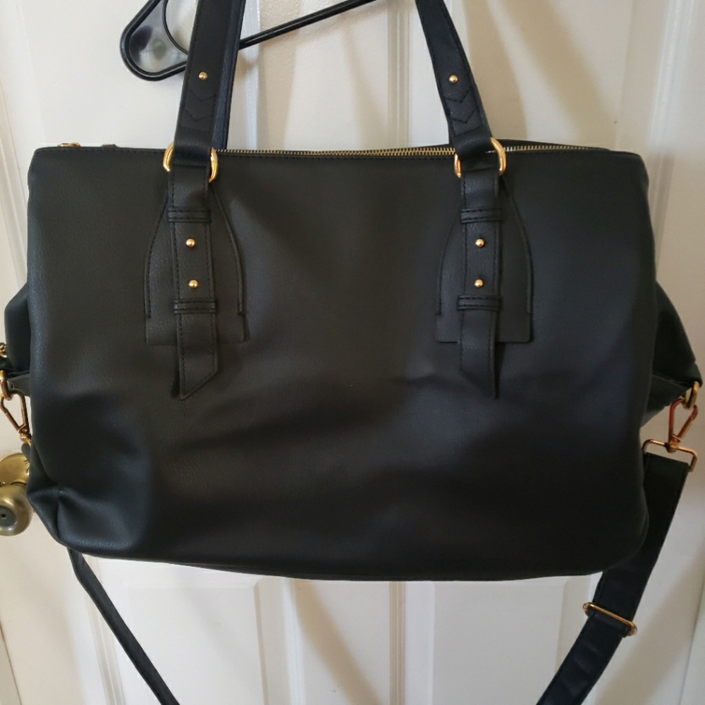 Chic Black Satchel Bag